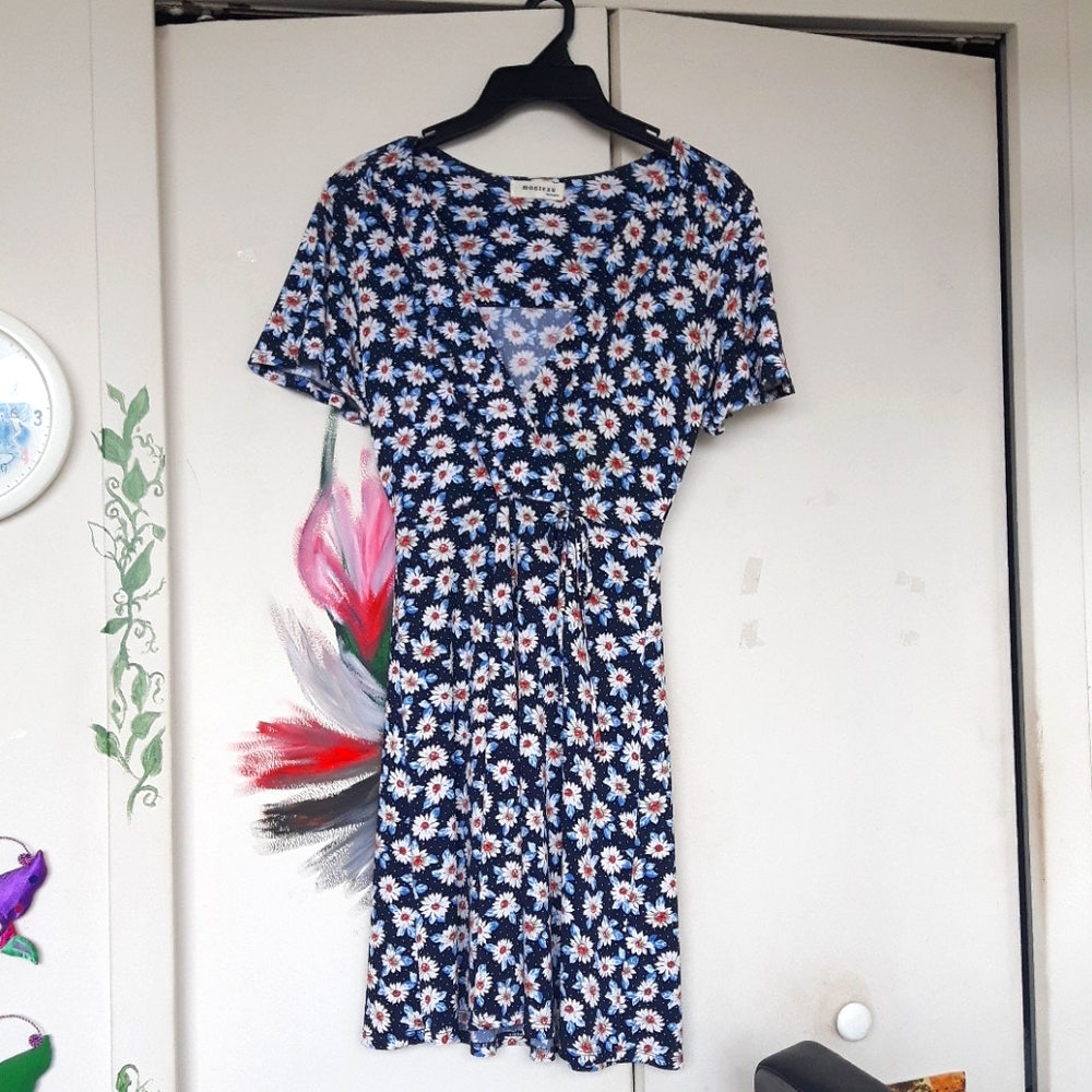 Monteau Stretchy Floral Dress